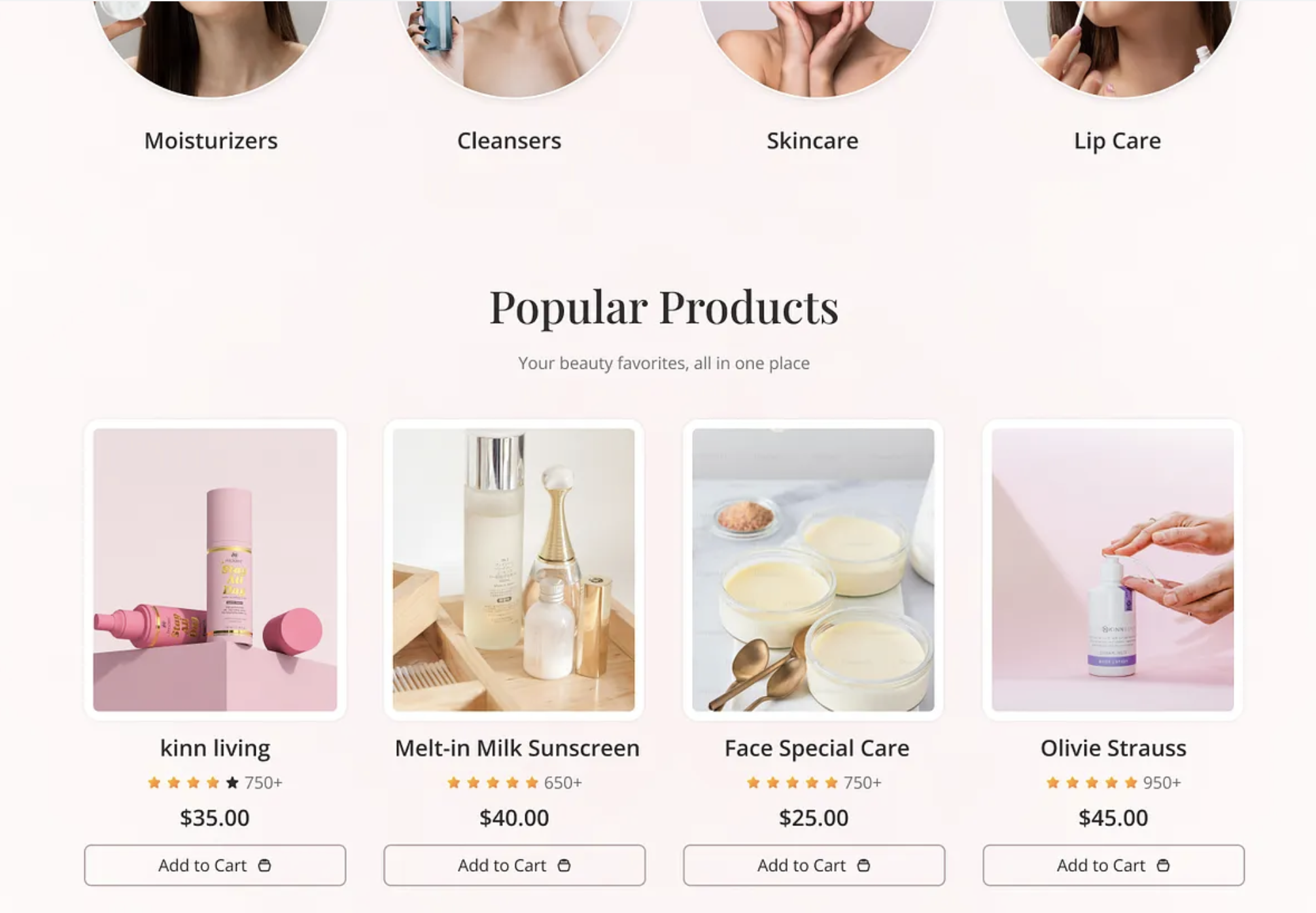 Каталог дропшиппинг бьюти-товаров на Shopify с товарами с AliExpress - косметика, уход за кожей, парфюмерия