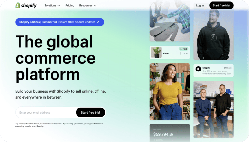 Shopify платформа для интернет-магазинов