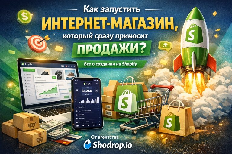 Как запустить интернет-магазин, который сразу приносит продажи? Все о создании на Shopify