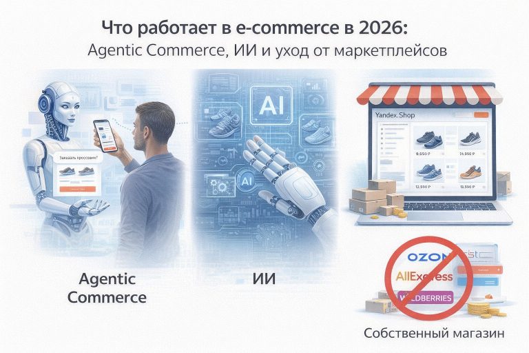 Что работает в e-commerce в 2026: Agentic Commerce, ИИ и уход от маркетплейсов