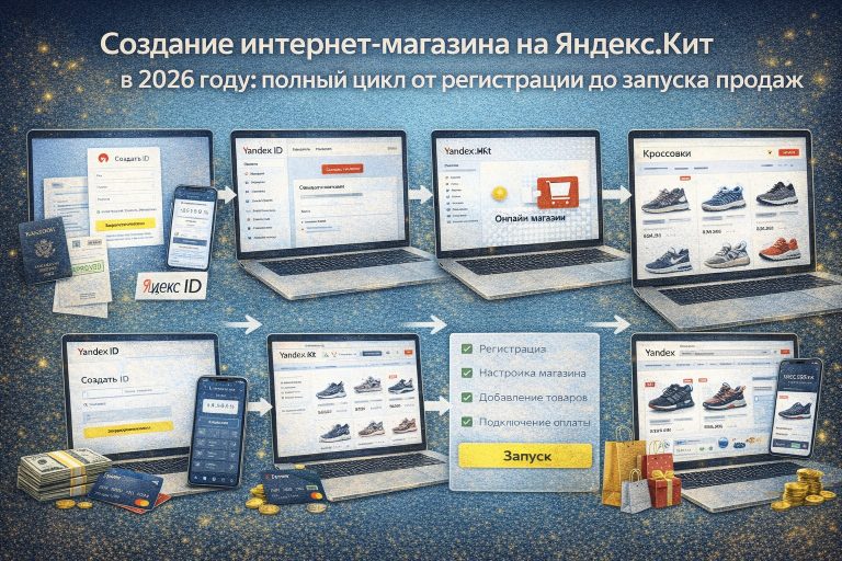 Создание интернет-магазина на Яндекс.Кит в 2026 году: полный цикл от регистрации до запуска продаж