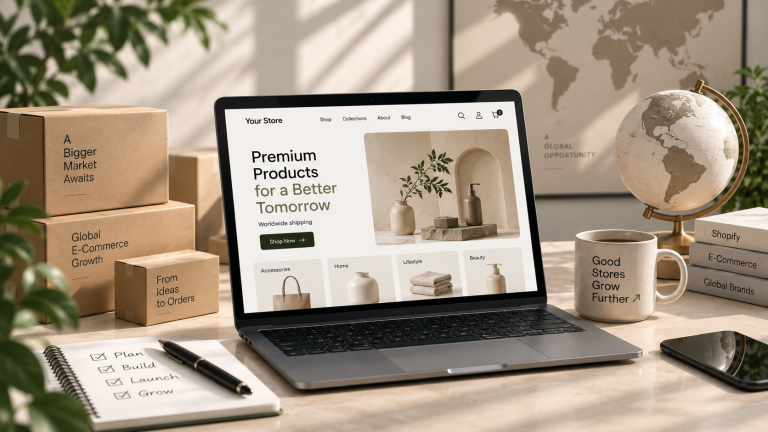 Shopify-магазин под ключ: запустите продажи за рубежом без сложной технической рутины