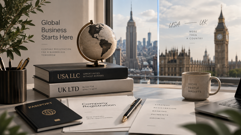 Как открыть компанию за рубежом в 2026 году: USA LLC или UK LTD