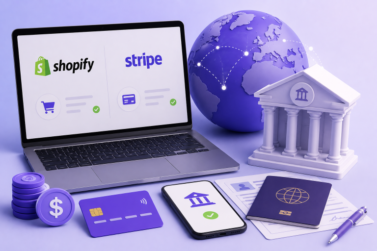 Как открыть зарубежный бизнес-счёт нерезиденту для Shopify и Stripe в 2026 году
